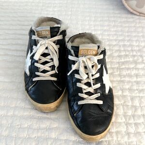 Golden Goose  shearling slide sneaker